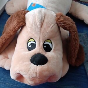 💜 3/$15💜Hasbro Plush Pound Puppy - Cream and Brown, Like New💜